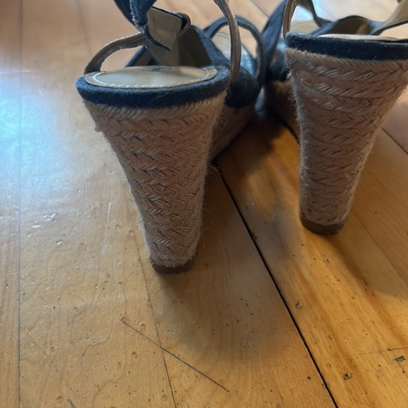 🛑sold🛑James & Jules size 9 espadrilles wedge heel sandals - Picture 3 of 6